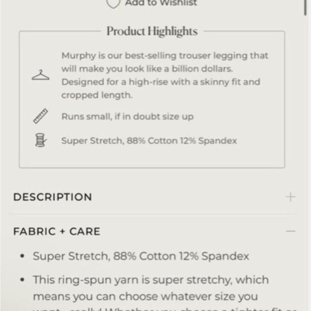 Frank & Eileen Murphy Billion Dollar Pant - Picture 3 of 6